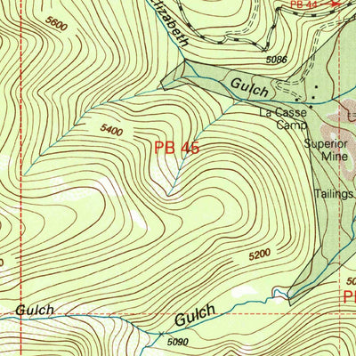 United States Geological Survey Illinois Peak, MT-ID (1999, 24000-Scale) digital map