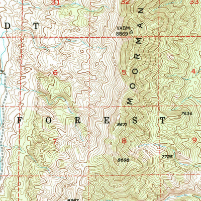 United States Geological Survey Illipah, NV (1951, 62500-Scale) digital map