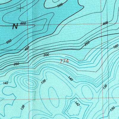 United States Geological Survey Ilwaco, WA-OR (1980, 100000-Scale) digital map