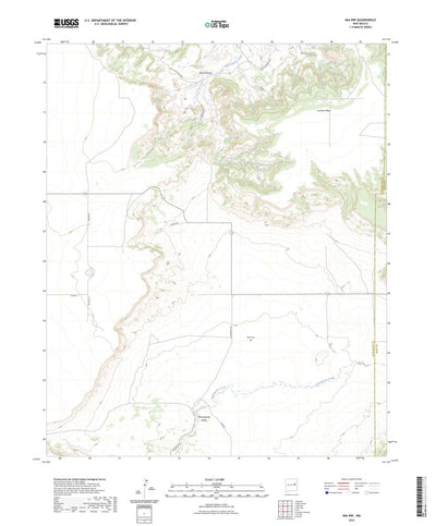 United States Geological Survey Ima NW, NM (2023, 24000-Scale) digital map