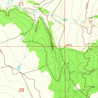 United States Geological Survey Ima SW, NM (1968, 24000-Scale) digital map