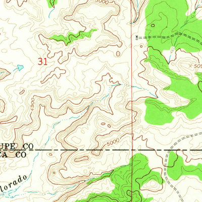 United States Geological Survey Ima SW, NM (1968, 24000-Scale) digital map