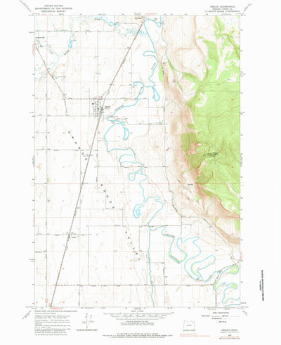 United States Geological Survey Imbler, OR (1965, 24000-Scale) digital map