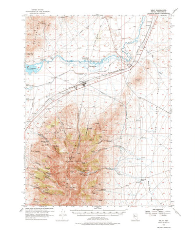 United States Geological Survey Imlay, NV (1956, 62500-Scale) digital map