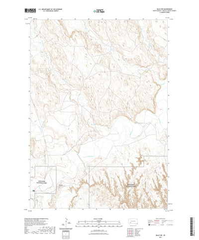 United States Geological Survey Imlay SW, SD (2021, 24000-Scale) digital map