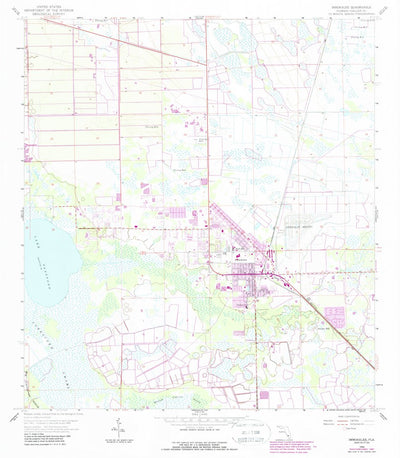 United States Geological Survey Immokalee, FL (1958, 24000-Scale) digital map