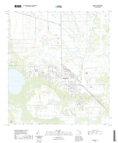 United States Geological Survey Immokalee, FL (2021, 24000-Scale) digital map