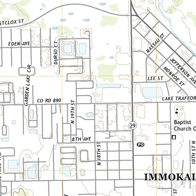 United States Geological Survey Immokalee, FL (2021, 24000-Scale) digital map