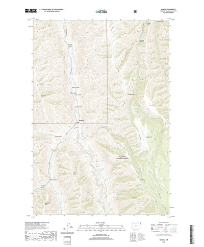 United States Geological Survey Imnaha, OR (2020, 24000-Scale) digital map
