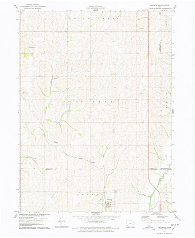 United States Geological Survey Imogene, IA (1978, 24000-Scale) digital map
