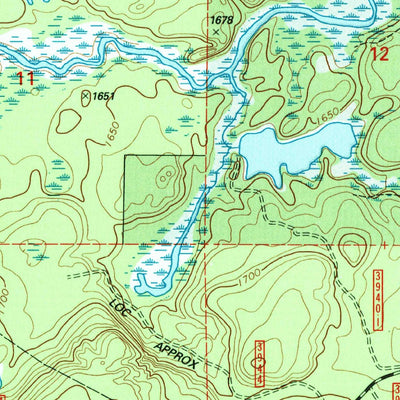 United States Geological Survey Imp Lake, MI-WI (1999, 24000-Scale) digital map