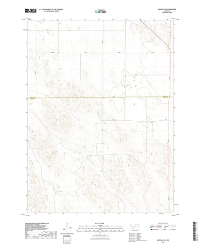 United States Geological Survey Imperial NW, NE (2021, 24000-Scale) digital map