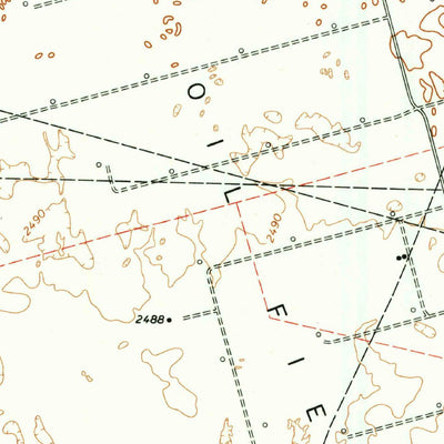 United States Geological Survey Imperial NW, TX (1974, 24000-Scale) digital map