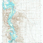 United States Geological Survey Imperial Reservoir, AZ-CA (1997, 24000-Scale) digital map