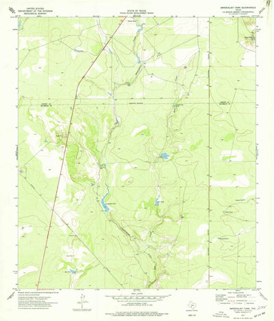 United States Geological Survey Imperialist Tank, TX (1974, 24000-Scale) digital map