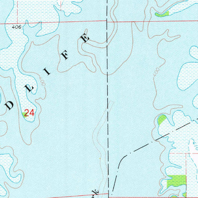 United States Geological Survey Ina, IL (1975, 24000-Scale) digital map
