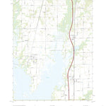 United States Geological Survey Ina, IL (2021, 24000-Scale) digital map