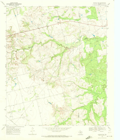 United States Geological Survey Inadale NW, TX (1969, 24000-Scale) digital map