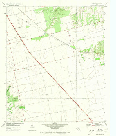 United States Geological Survey Inadale, TX (1969, 24000-Scale) digital map