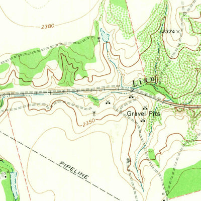 United States Geological Survey Inadale, TX (1969, 24000-Scale) digital map