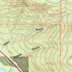 United States Geological Survey Inch Mountain, MT (1997, 24000-Scale) digital map
