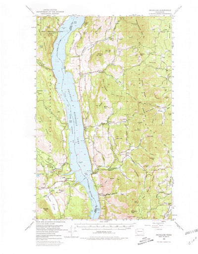 United States Geological Survey Inchelium, WA (1950, 62500-Scale) digital map