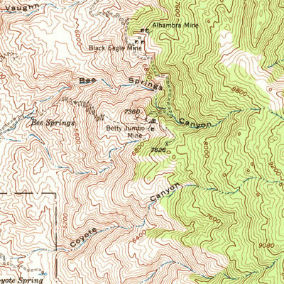 United States Geological Survey Independence, CA (1951, 62500-Scale) digital map