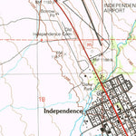 United States Geological Survey Independence, CA (1982, 24000-Scale) digital map