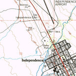 United States Geological Survey Independence, CA (1992, 24000-Scale) digital map