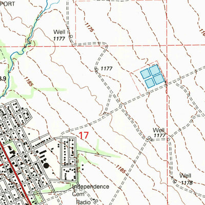 United States Geological Survey Independence, CA (1994, 24000-Scale) digital map