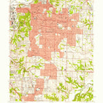 United States Geological Survey Independence, MO (1957, 24000-Scale) digital map