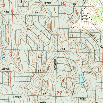 United States Geological Survey Independence, MO (1990, 24000-Scale) digital map