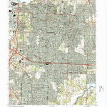 United States Geological Survey Independence, MO (1996, 24000-Scale) digital map