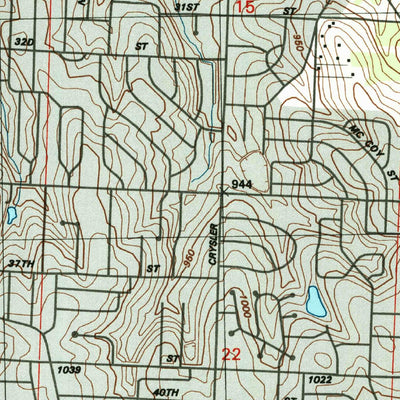 United States Geological Survey Independence, MO (1996, 24000-Scale) digital map
