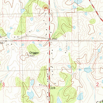 United States Geological Survey Independence, MS (1982, 24000-Scale) digital map