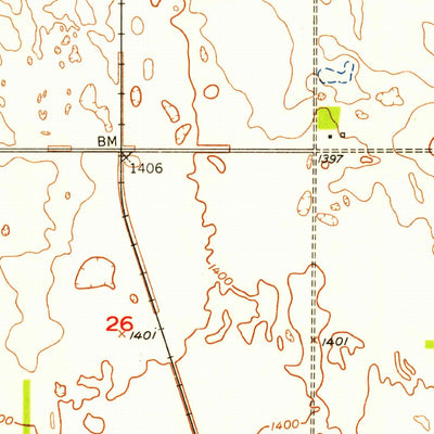 United States Geological Survey Independence, ND (1952, 24000-Scale) digital map