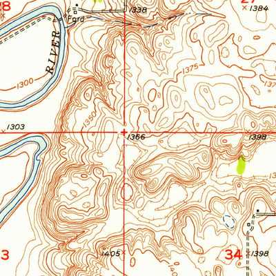 United States Geological Survey Independence, ND (1952, 24000-Scale) digital map