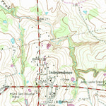 United States Geological Survey Independence, TX (1959, 24000-Scale) digital map