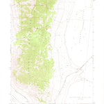 United States Geological Survey Independence Valley SE, NV (1968, 24000-Scale) digital map