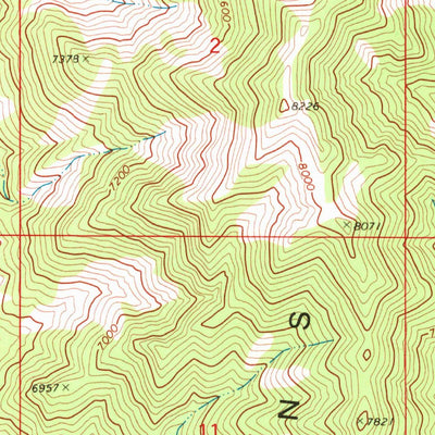 United States Geological Survey Independence Valley SE, NV (1968, 24000-Scale) digital map