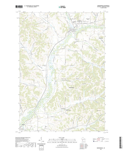 United States Geological Survey Independence, WI (2022, 24000-Scale) digital map