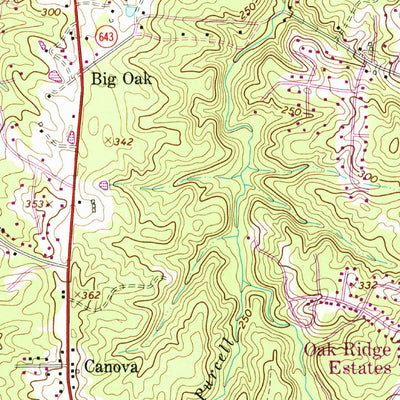 United States Geological Survey Independent Hill, VA (1966, 24000-Scale) digital map