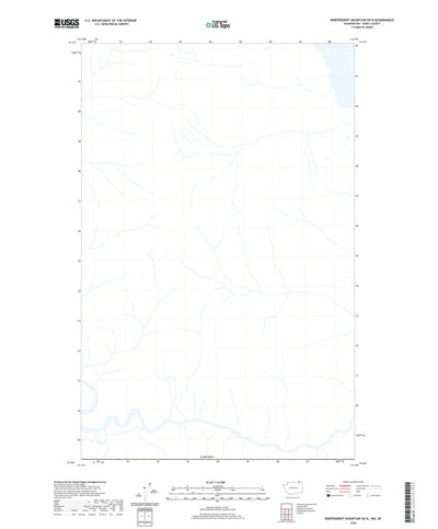 United States Geological Survey Independent Mountain OE N, WA (2020, 24000-Scale) digital map