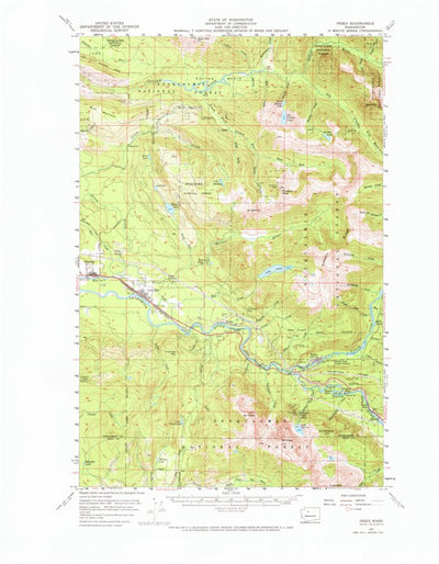United States Geological Survey Index, WA (1957, 62500-Scale) digital map
