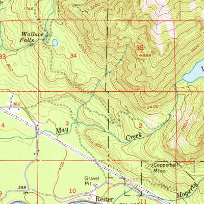 United States Geological Survey Index, WA (1957, 62500-Scale) digital map