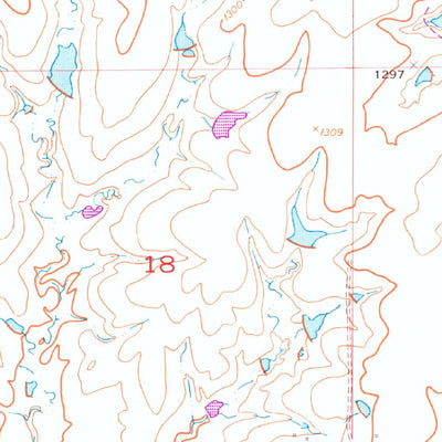 United States Geological Survey Indiahoma, OK (1956, 24000-Scale) digital map