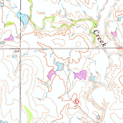 United States Geological Survey Indiahoma, OK (1956, 24000-Scale) digital map