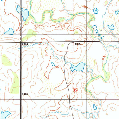 United States Geological Survey Indiahoma, OK (1991, 24000-Scale) digital map