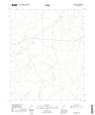 United States Geological Survey Indian Bathtub, NM (2020, 24000-Scale) digital map