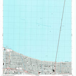 United States Geological Survey Indian Beach, LA (1992, 24000-Scale) digital map